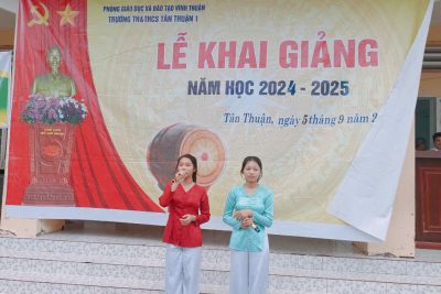 TƯNG BỪNG LỄ KHAI GIẢNG NĂM HỌC  2024 – 2025 GẮN VỚI LỄ PHÁT ĐỘNG CHỦ ĐỀ CÔNG TÁC ĐỘI VÀ PHONG TRÀO THIẾU NHI năm 2024 – 2025