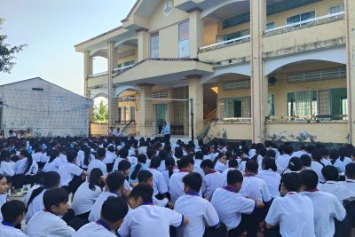 LIÊN ĐỘI TH&THCS TÂN THUẬN 1 TỔ CHỨC TUYÊN TRUYỀN LUẬT TRẺ EM TRONG TRƯỜNG HỌC
